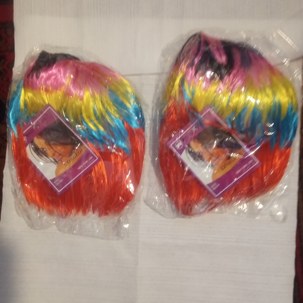 Multicolor Wig for your Halloween Costume
